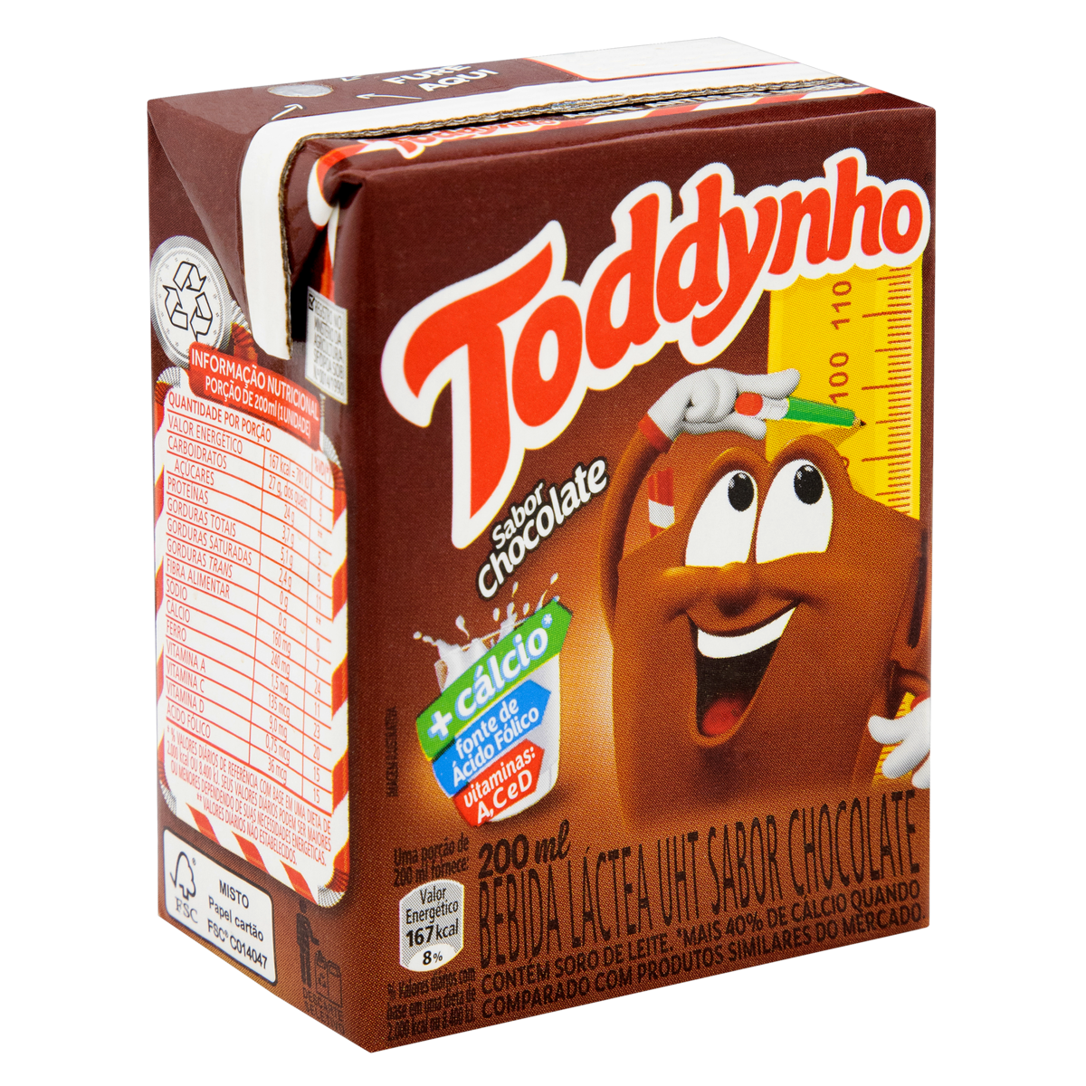 Bebida Láctea Uht Chocolate Toddynho Caixa 200Ml
