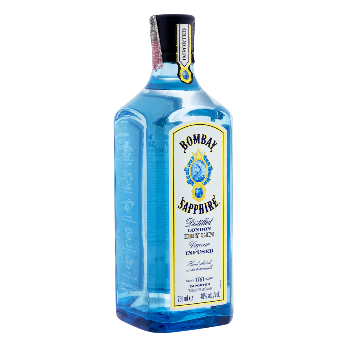 Gin London Dry Bombay Sapphire Garrafa 750ml