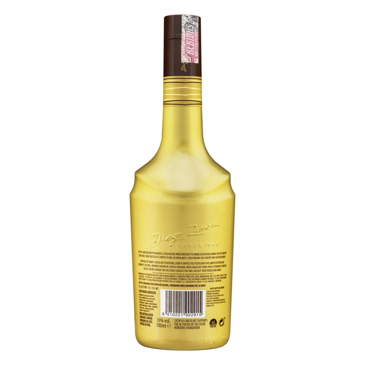 Licor Fino Chocolate 43 Garrafa 700ml
